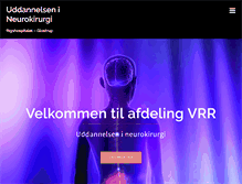 Tablet Screenshot of neurokirurgi.info